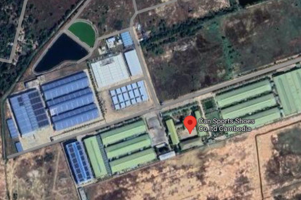 Can Sports Shoes Factory in Kampong Chhnang Province